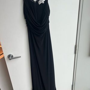 Badgley Mischka Black Strapless dress